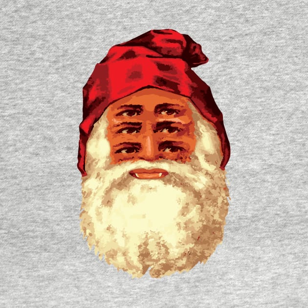 Psychedelic Santa Claus Sees All by Pop Spider Store